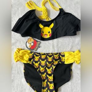 NWT pikachu Spencer’s bathing suit two piece